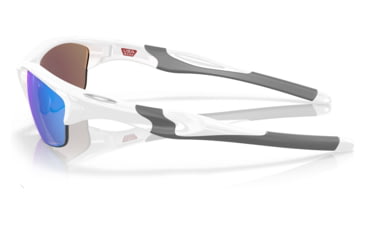 Image of Oakley OO9153 Half Jacket 2.0 A Sunglasses - Mens, White Frame, Prizm Sapphire Lens, Asian Fit, 62, OO9153-915330-62