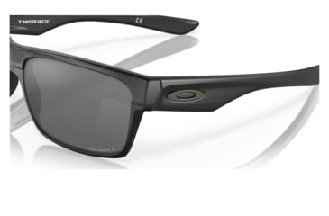 Image of Oakley OO9189 Twoface Sunglasses - Men's, Matte Black Frame, Prizm Black Polarized Lens, 60, OO9189-918945-60