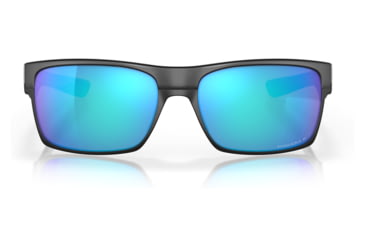 Image of Oakley OO9189 Twoface Sunglasses - Mens, Matte Black Frame, Prizm Sapphire Polarized Lens, 60, OO9189-918946-60