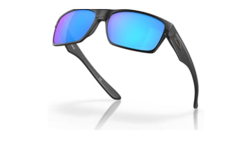 Image of Oakley OO9189 Twoface Sunglasses - Men's, Matte Black Frame, Prizm Sapphire Polarized Lens, 60, OO9189-918946-60