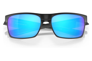 Image of Oakley OO9189 Twoface Sunglasses - Mens, Matte Black Frame, Prizm Sapphire Polarized Lens, 60, OO9189-918946-60