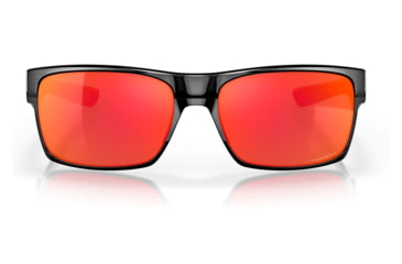 Image of Oakley OO9189 Twoface Sunglasses - Mens, Polished Black Frame, Prizm Ruby Lens, 60, OO9189-918947-60