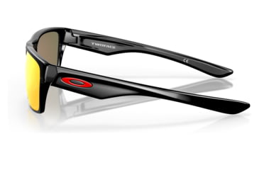 Image of Oakley OO9189 Twoface Sunglasses - Mens, Polished Black Frame, Prizm Ruby Lens, 60, OO9189-918947-60