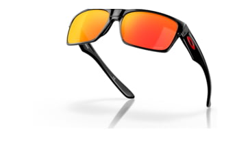 Image of Oakley OO9189 Twoface Sunglasses - Mens, Polished Black Frame, Prizm Ruby Lens, 60, OO9189-918947-60