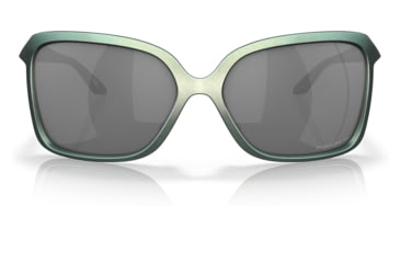 Image of Oakley OO9230 Wildrye Sunglasses - Womens, Matte Silver/Blue Colorshift Frame, Prizm Black Polarized Lens, 61, OO9230-923005-61
