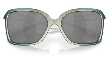 Image of Oakley OO9230 Wildrye Sunglasses - Women's, Matte Silver/Blue Colorshift Frame, Prizm Black Polarized Lens, 61, OO9230-923005-61