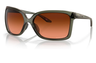 Image of Oakley OO9230 Wildrye Sunglasses - Womens, Olive Ink Frame, Prizm Brown Gradient Lens, 61, OO9230-923004-61
