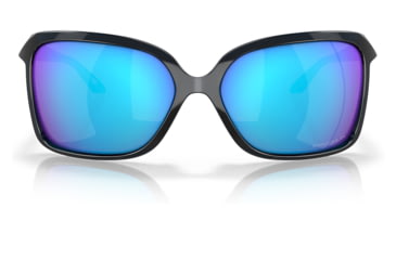 Image of Oakley OO9230 Wildrye Sunglasses - Womens, Polished Transparent Posiedon Frame, Prizm Sapphire Polarized Lens, 61, OO9230-923001-61
