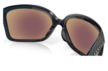 Image of Oakley OO9230 Wildrye Sunglasses - Womens, Polished Transparent Posiedon Frame, Prizm Sapphire Polarized Lens, 61, OO9230-923001-61