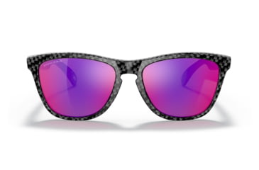 Image of Oakley OO9245 Frogskins A Sunglasses - Mens, Carbon Fiber Frame, Prizm Road Lens, Asian Fit, 54, OO9245-9245B1-54