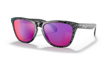Image of Oakley OO9245 Frogskins A Sunglasses - Mens, Carbon Fiber Frame, Prizm Road Lens, Asian Fit, 54, OO9245-9245B1-54