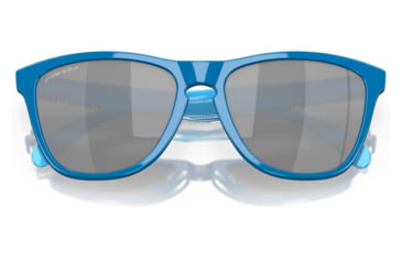 Image of Oakley OO9245 Frogskins A Sunglasses - Mens, Hi Res Polished Sapphire Frame, Prizm Black Lens, Asian Fit, 54, OO9245-9245C9-54