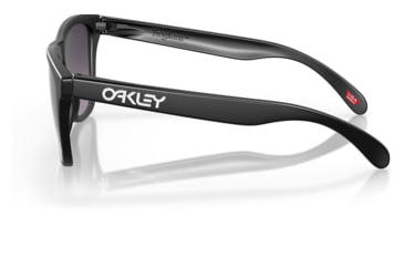Image of Oakley OO9245 Frogskins A Sunglasses - Mens, Matte Black Frame, Prizm Grey Gradient Lens, Asian Fit, 54, OO9245-9245D0-54