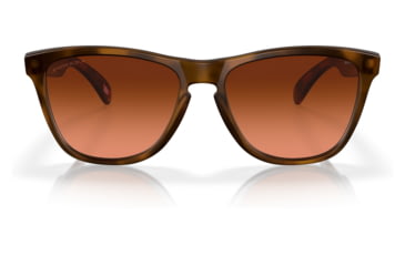 Image of Oakley OO9245 Frogskins A Sunglasses - Mens, Matte Brown Tortoise Frame, Prizm Brown Gradient Lens, Asian Fit, 54, OO9245-9245D1-54