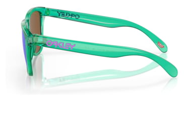 Image of Oakley OO9245 Frogskins A Sunglasses - Mens, Transparent Celeste Frame, Prizm Violet Lens, Asian Fit, 54, OO9245-9245C3-54