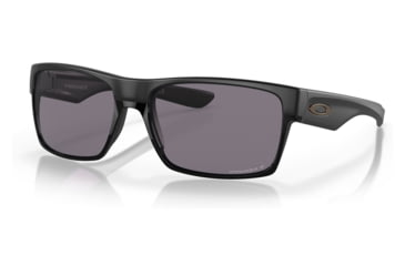 Image of Oakley OO9256 Twoface A Sunglasses - Mens, Matte Black Frame, Prizm Grey Polarized Lens, Asian Fit, 60, OO9256-925619-60