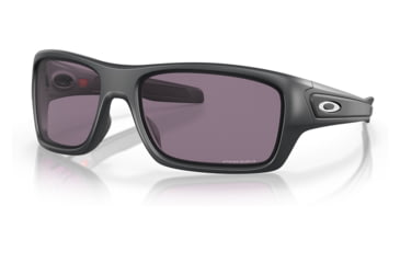 Image of Oakley OO9263 Turbine Sunglasses - Mens, Matte Carbon Frame, Prizm Grey Lens, 63, OO9263-926366-63