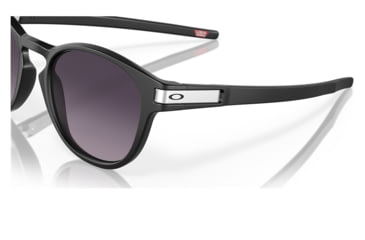 Image of Oakley OO9265 Latch Sunglasses - Mens, Matte Black Frame, Prizm Grey Gradient Lens, 53, OO9265-926559-53