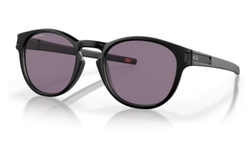 Image of Oakley OO9265 Latch Sunglasses - Mens, Matte Black Frame, Prizm Grey Lens, 53, OO9265-926556-53