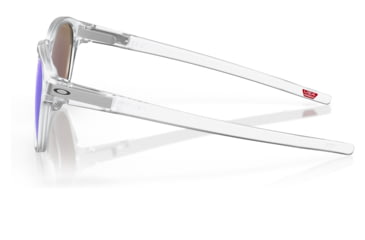 Image of Oakley OO9265 Latch Sunglasses - Mens, Matte Clear Frame, Prizm Sapphire Polarized Lens, 53, OO9265-926565-53