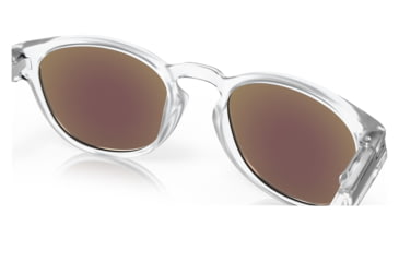 Image of Oakley OO9265 Latch Sunglasses - Mens, Matte Clear Frame, Prizm Sapphire Polarized Lens, 53, OO9265-926565-53
