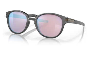 Image of Oakley OO9265 Latch Sunglasses - Men's, Steel Frame, Prizm Snow Sapphire Lens, 53, OO9265-926557-53