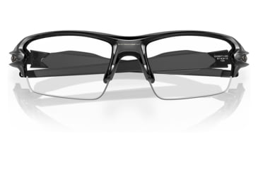 Image of Oakley OO9271 Flak 2.0 A Sunglasses - Mens, Polished Black Frame, Clear Lens, Asian Fit, 61, OO9271-927144-61