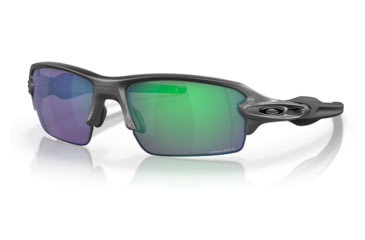 Image of Oakley OO9271 Flak 2.0 A Sunglasses - Mens, Steel Frame, Prizm Jade Lens, Asian Fit, 61, OO9271-927142-61