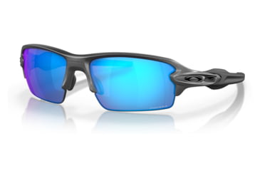 Image of Oakley OO9271 Flak 2.0 A Sunglasses - Men's, Steel Frame, Prizm Sapphire Lens, Asian Fit, 61, OO9271-927141-61