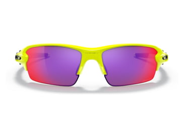 Image of Oakley OO9271 Flak 2.0 A Sunglasses - Mens, Tennis Ball Yellow Frame, Prizm Road Lens, Asian Fit, 61, OO9271-927150-61