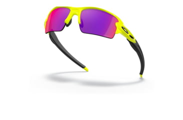Image of Oakley OO9271 Flak 2.0 A Sunglasses - Men's, Tennis Ball Yellow Frame, Prizm Road Lens, Asian Fit, 61, OO9271-927150-61