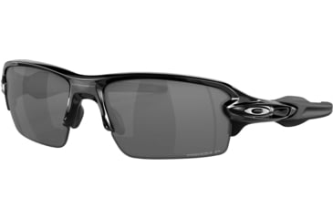 Image of Oakley OO9271 Flak 2.0 A Sunglasses - Men's, Polished Black Frame, Prizm Black Polarized Lenses, 927126-61