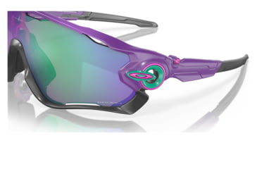 Image of Oakley OO9290 Jawbreaker Sunglasses - Mens, Matte Electric Purple Frame, Prizm Jade Lens, 31, OO9290-929066-31