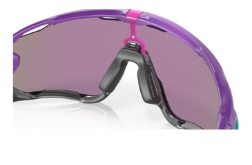 Image of Oakley OO9290 Jawbreaker Sunglasses - Mens, Matte Electric Purple Frame, Prizm Jade Lens, 31, OO9290-929066-31