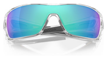 Image of Oakley OO9307 Turbine Rotor Sunglasses - Mens, Polished Clear Frame, Prizm Sapphire Lens, 32, OO9307-930729-32