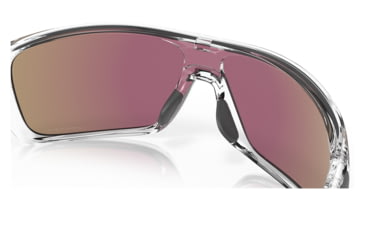 Image of Oakley OO9307 Turbine Rotor Sunglasses - Mens, Polished Clear Frame, Prizm Sapphire Lens, 32, OO9307-930729-32