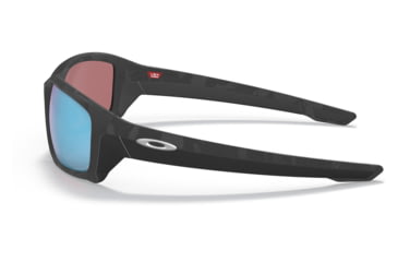 Image of Oakley OO9331 Straightlink Sungasses - Mens, Matt Black Camo Frame, Prizm Deep Water Polarized Lens, 58, OO9331-933129-58