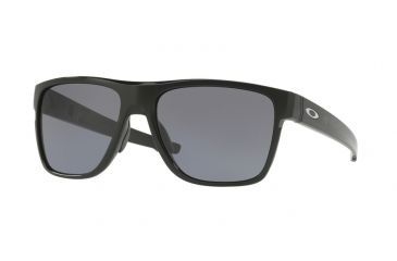 Image of Oakley CROSSRANGE XL OO9360 Single Vision Prescription Sunglasses OO9360-936001-58 - Lens Diameter 58 mm, Frame Color Polished Black