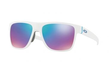 Image of Oakley CROSSRANGE XL OO9360 Single Vision Prescription Sunglasses OO9360-936008-58 - Lens Diameter 58 mm, Frame Color Polished White