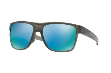Image of Oakley CROSSRANGE XL OO9360 Single Vision Prescription Sunglasses OO9360-936009-58 - Lens Diameter 58 mm, Frame Color Grey Smoke