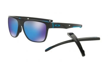 Image of Oakley CROSSRANGE XL OO9360 Single Vision Prescription Sunglasses OO9360-936013-58 - Lens Diameter 58 mm, Frame Color Polished Black