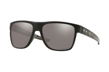 Image of Oakley CROSSRANGE XL OO9360 Single Vision Prescription Sunglasses, 58mm, Matte Black Prizmatic, OO9360-936014-58-SV