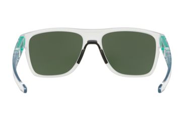 Image of Oakley OO9360 Sunglasses 936019-58 - Matte Clear Frame, Prizm Black Lenses