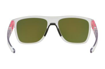 Image of Oakley OO9360 Sunglasses 936020-58 - Matte Clear Frame, Prizm Ruby Lenses