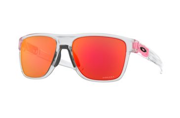 Image of Oakley CROSSRANGE XL OO9360 Single Vision Prescription Sunglasses OO9360-936020-58 - Lens Diameter 58 mm, Frame Color Matte Clear