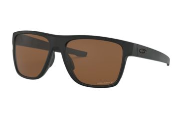 Image of Oakley CROSSRANGE XL OO9360 Single Vision Prescription Sunglasses, 58mm, Matte Black, OO9360-936022-58-SV