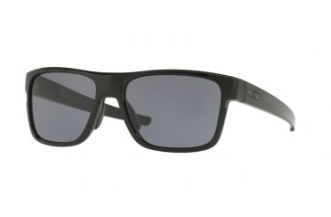 Image of Oakley OO9361 Sunglasses 936101-57 - Polished Black Frame, Grey Lenses
