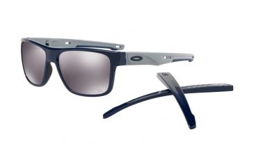 Image of Oakley OO9361 Sunglasses 936114-57 - Navy Frame, Prizm Black Lenses