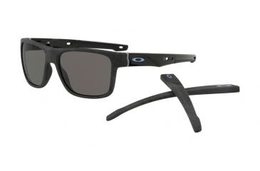 Image of Oakley OO9361 Sunglasses 936115-57 - Aero Grid Grey Frame, Warm Grey Lenses