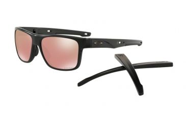 Image of Oakley OO9361 Sunglasses 936117-57 - Matte Black Frame, Prizm Dark Golf Lenses